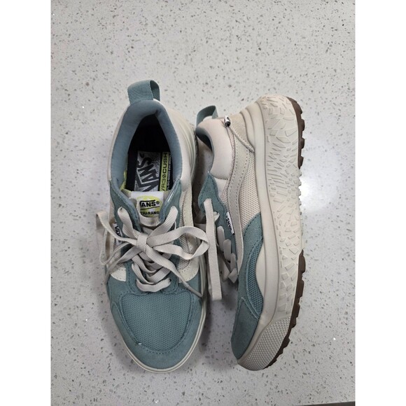 VANS UltraRange Lace Up Low Top Sneakers Light Blue White Athletic main image 4